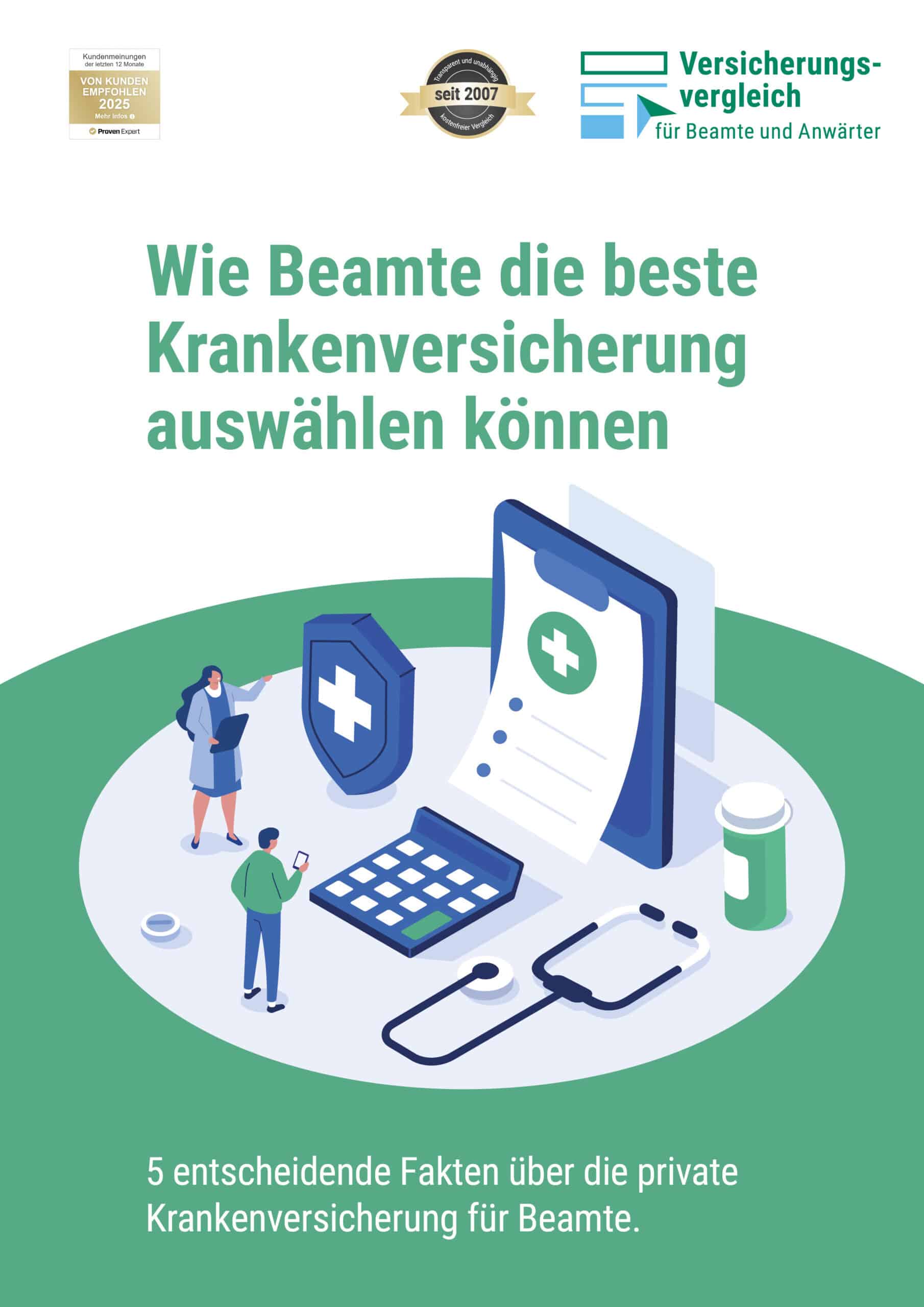 Cover Wie beamte die beste Krankenversicherung auswählen können.
